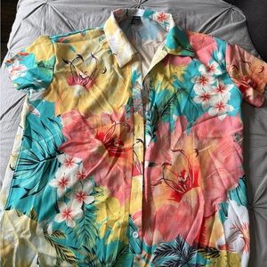 SHEIN Multicolor Floral Jumpsuit